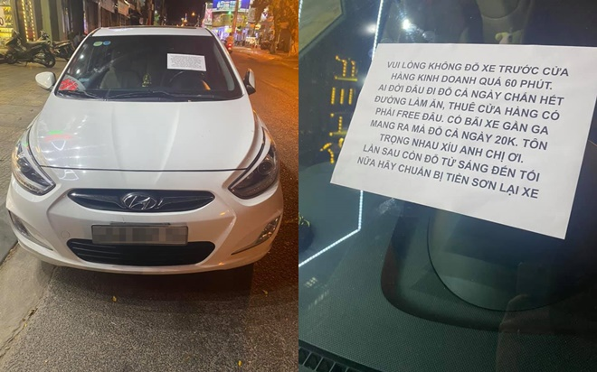 Bức xúc vì chiếc xe đỗ hơn 12 tiếng trước cửa, chủ nhà viết thông báo 'dằn mặt' chủ xe gây chú ý MXH Ảnh 2