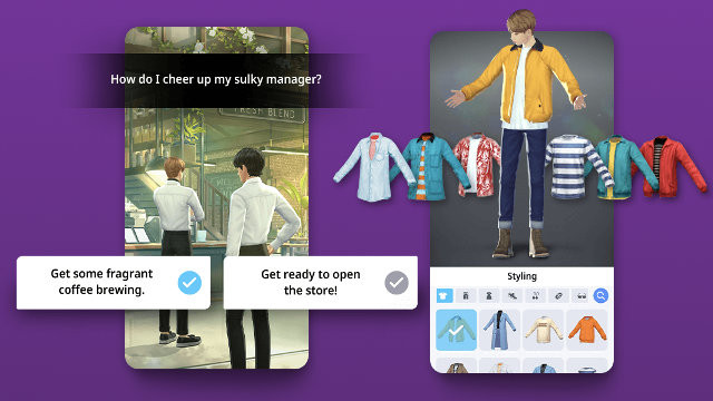 Người chơi có thể thu thập quần áo và phụ kiện để tùy chỉnh nhân vật BTS theo sở thích riêng. (Ảnh: Netmarble / GameRevolution)