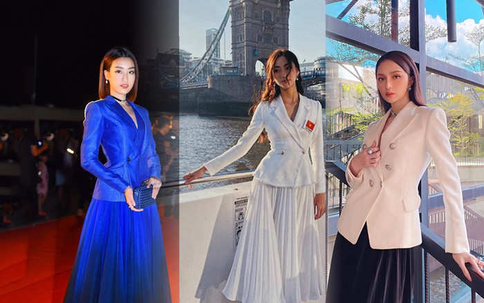 Hương Giang, Đỗ Mỹ Linh, Lương Thùy Linh ghi điểm mạnh nhờ set đồ thời trang kinh điển Ảnh 2