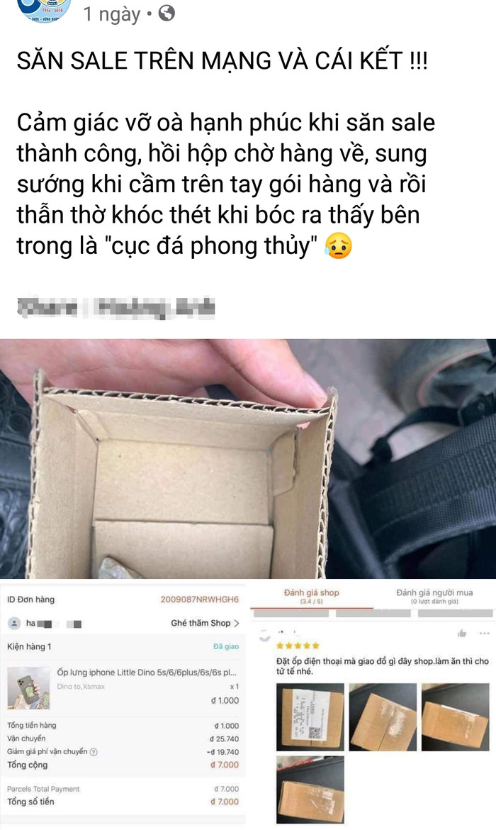 Mua ốp điện thoại nhưng lại nhận được 'đá phong thủy'