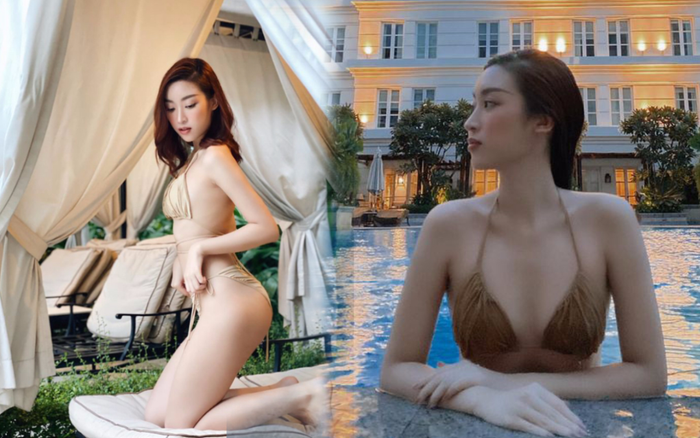 Đỗ Mỹ Linh diện bikini tạo dáng nóng bỏng chưa từng có, fan được phen nháo nhào thả tim Ảnh 2