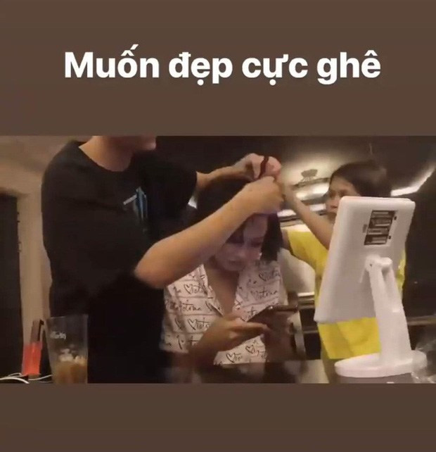 Với phần tóc của H'Hen Niê, ước chừng cũng phải mất 2 tiếng là ít để hoàn thành