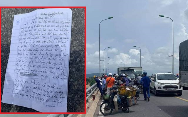 Người đàn ông để lại lá thư gửi con trai 2 tuổi rồi bất ngờ nhảy sông tự tử Ảnh 2