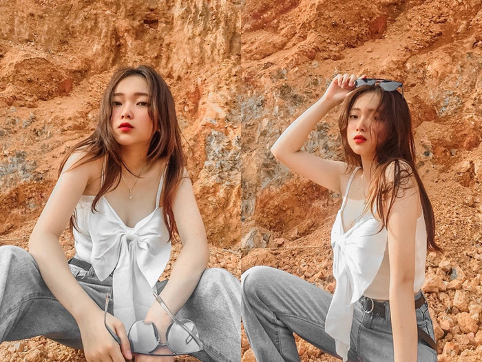 'Khai quật' thêm hotgirl ảnh thẻ, soi hình ngoài đời còn ưng mắt hơn Ảnh 10