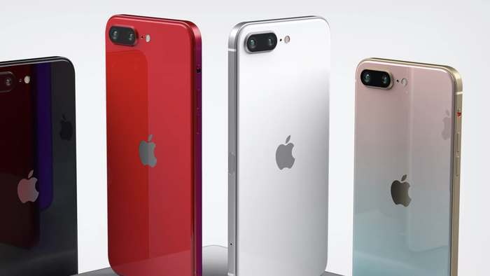 Concept iPhone SE Plus đi kèm 4 tuỳ chọn màu sắc gồm trắng, đỏ, đen và màu gradient xanh/hồng. Nhiều nguồn tin trước đó cho biết, có khả năng iPhone SE 2 Plus trình làng với dòng iPhone 12 vào tháng 10 tới.