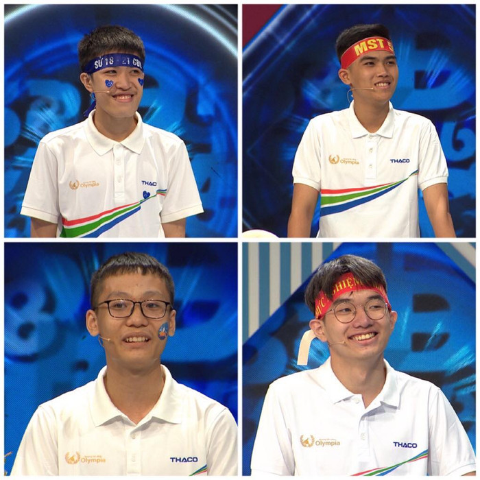 4 nhà leo núi xuất hiện trong cuộc thi quý IV với hy vọng mang cầu truyền hình Olympia năm về với ngôi trường của mình