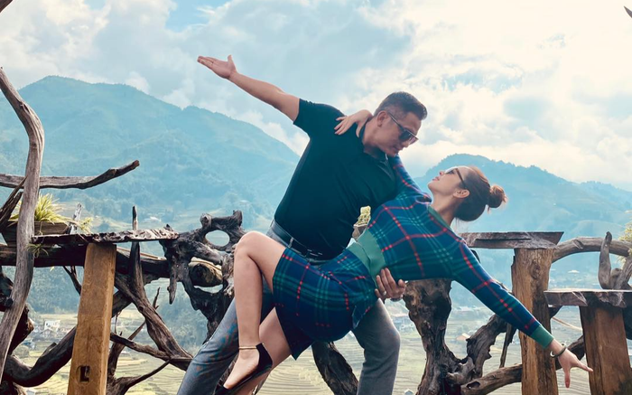 Vợ chồng hoa hậu Jennifer Phạm say đắm 'khiêu vũ' giữa đất trời Sapa Ảnh 2