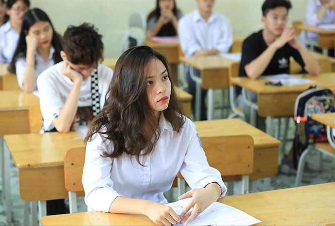 Học sinh bậc THCS, THPT không phải làm bài kiểm tra 1 tiết. Ảnh minh họa