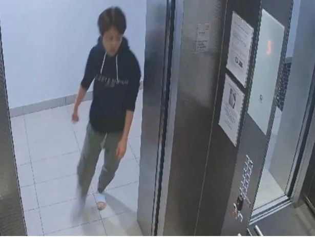 Wang vào thang máy xuống lầu trước khi đâm chết bạn gái cũ.