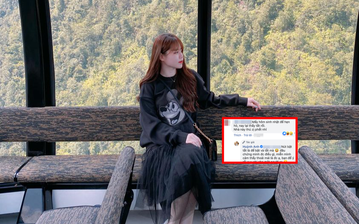 Bị 'cà khịa' vì thường xuyên bật - tắt chế độ hẹn hò với Quang Hải, Huỳnh Anh nói gì? Ảnh 2