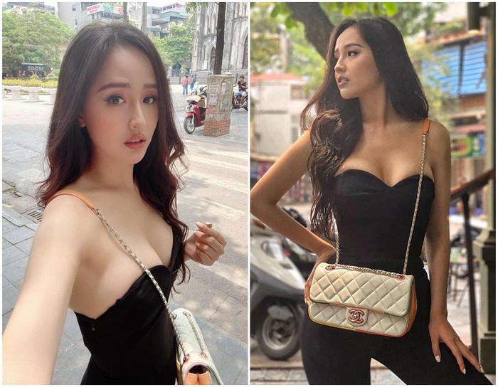 Là một trong những mỹ nhân Vbiz sở hữu đôi gò bồng đào 'khủng', Mai Phương Thúy diện kiểu áo cúp chén tròn này hiển nhiên sẽ rất gợi cảm, tuy nhiên, cô nàng cũng nên cân nhắc đến việc chọn đúng size trang phục. 