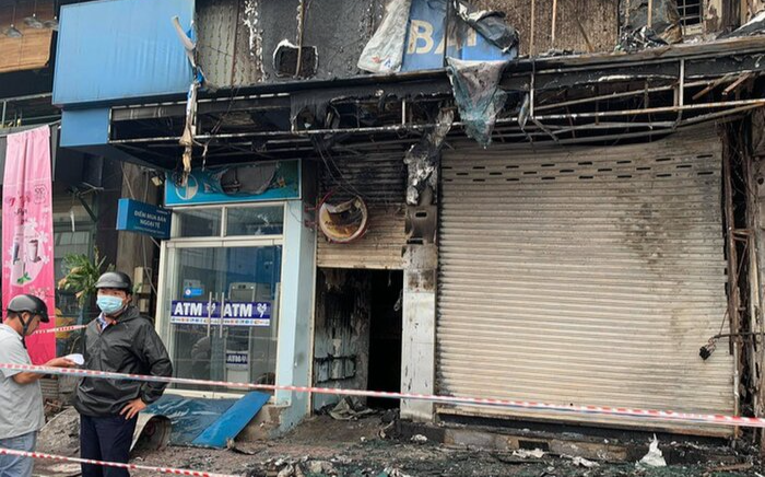 Xác định nghi can gây cháy chi nhánh ngân hàng Eximbank cùng nhà dân ở TP.HCM Ảnh 2