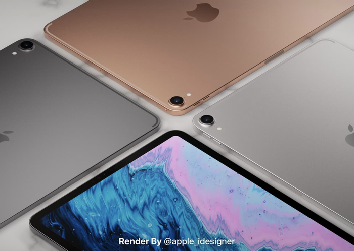 iPad Air thế hệ thứ 4 sẽ đi kèm với cổng USB-C và bộ vi xử lý Apple A14 mới, theo Evan Blass. (Ảnh: @apple_idesigner)