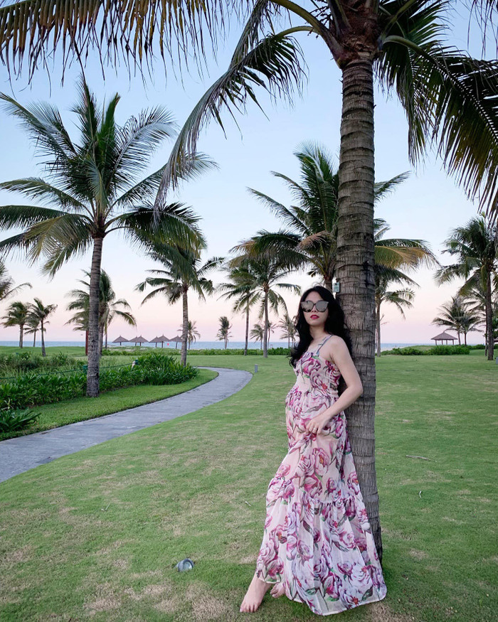 'Tái xuất' sau 2 tháng 'ở ẩn', nhan sắc của hotmom Hằng Túi ở những tháng cuối thai kỳ gây bất ngờ Ảnh 8