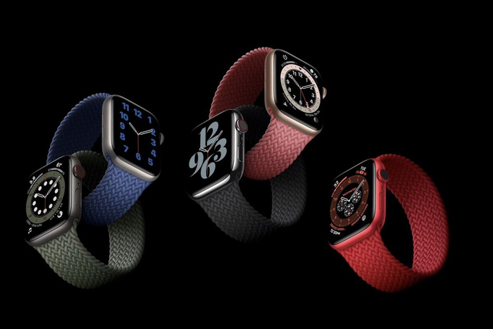... và Apple Watch Series 6 với nhiều cải tiến và nhiều tuỳ chọn màu sắc hơn. (Ảnh: Apple)