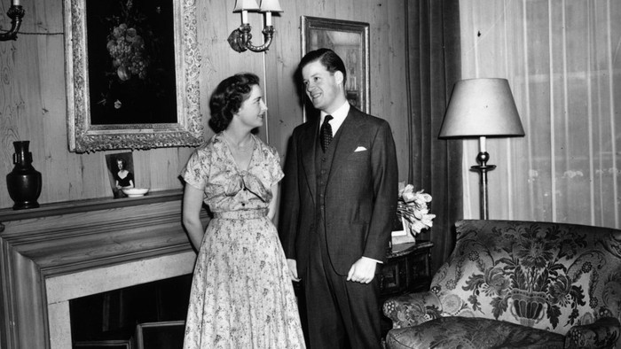 Ông John Spencer và bà Frances lúc còn hạnh phúc.