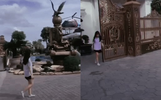 Cô gái xinh đẹp bước ra từ siêu biệt thự với trực thăng đậu sẵn trên nóc nhà khiến nhiều người choáng ngợp Ảnh 2