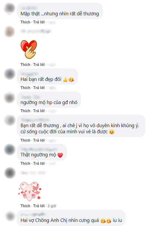 Nhiều người bày tỏ sự ngưỡng mộ đến hạnh phúc của cựu người mẫu