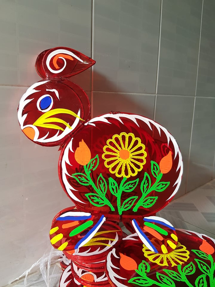 Chiếc lồng đèn mang đầy tâm tình của người thực hiện