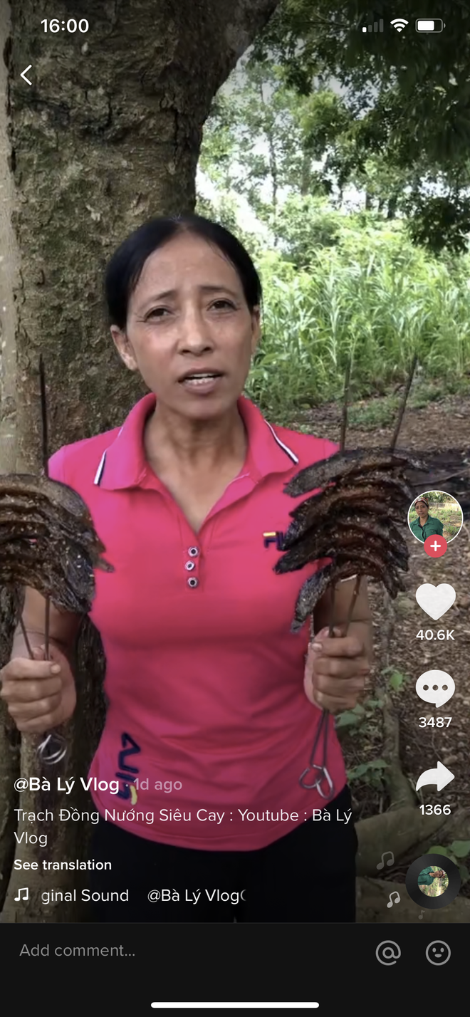 Tuy nhiên, bà Lý lại thu hút sự chú ý của cư dân mạng nhờ những tranh cãi, như sao chép Bà Tân Vlog, phát biểu nhạy cảm,... (Ảnh: Bà Lý Vlog)