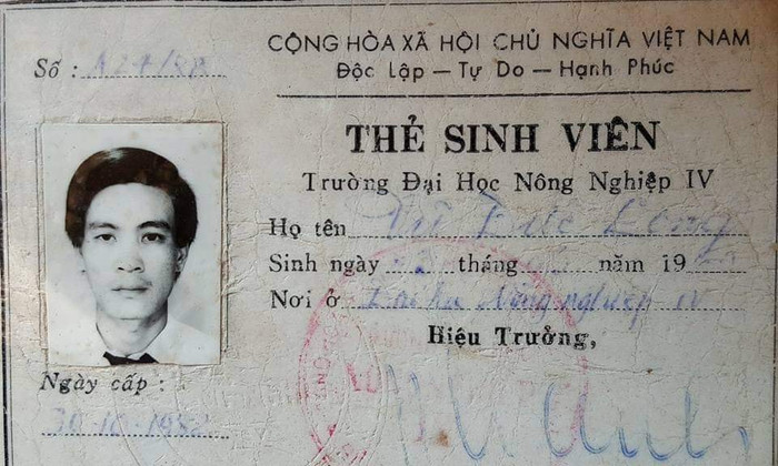 Thẻ Sinh Viên của Trường Đại Học Nông Nghiệp IV.