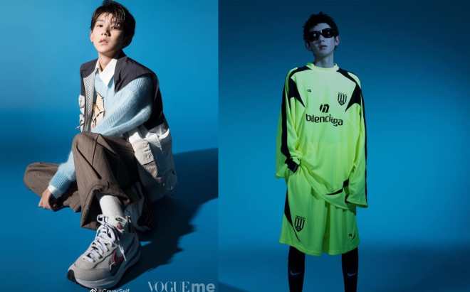 Vương Nguyên cực ngầu trên tạp chí Vogue Me Ảnh 2