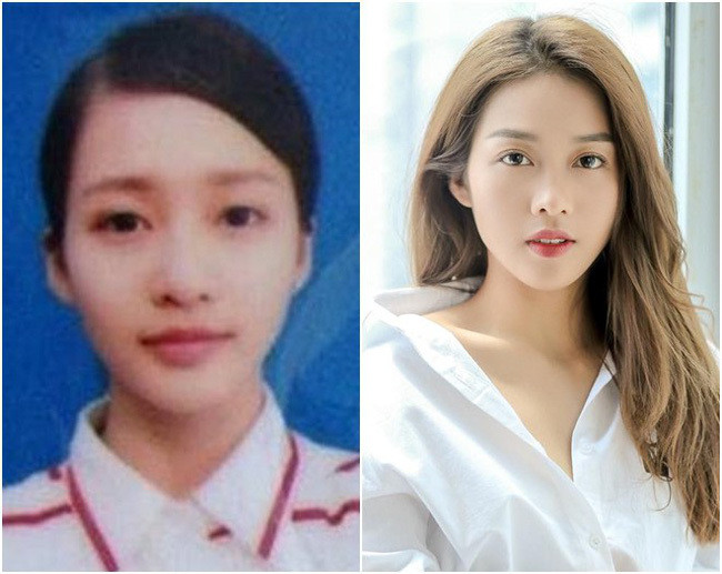 Nét xinh xắn của diễn viên Khả Ngân vẫn được giữ nguyên vẹn từ thời cắp sách đến trường cho đến hiện tại