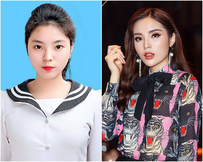 Ảnh thẻ của Hoa hậu Kỳ Duyên được người xem đánh giá cao, bởi cô nàng toát lên được vẻ đẹp Á - Đông, sự thông minh ngay từ thời còn trẻ