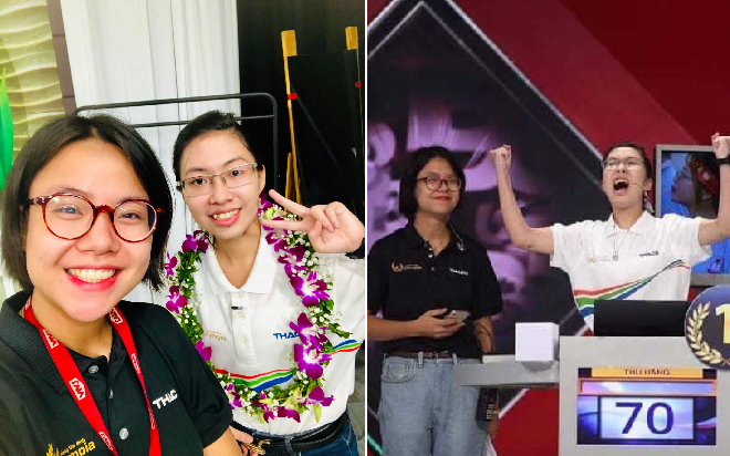 Tâm sự của người hỗ trợ cho Quán quân Olympia 2020: 'Trời ơi! cô bé này sao lại có thần thái ngút ngàn như thế!' Ảnh 2