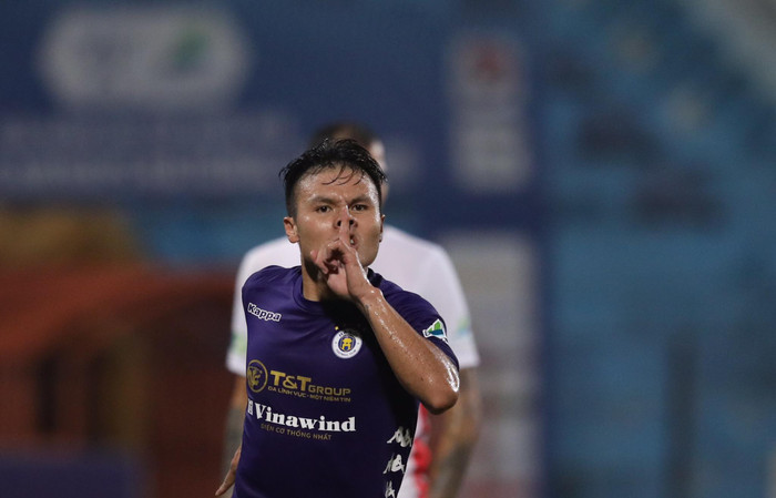 Quang Hải ghi bàn quyết định giúp Hà Nội FC bảo vệ thành công danh hiệu vô địch Cúp Quốc gia.