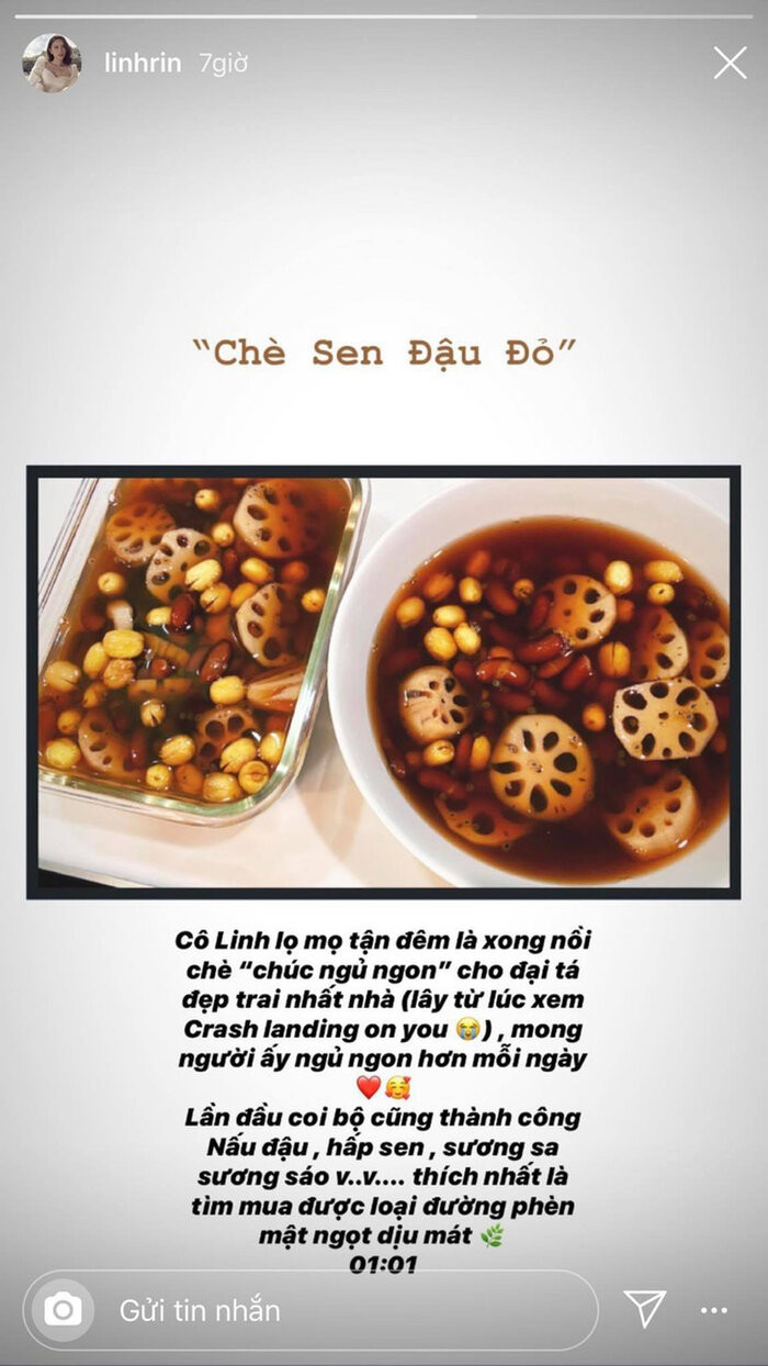 Cô nàng trổ tài nữ công gia chánh chăm sóc bạn trai