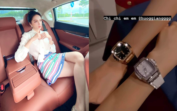 Hương Giang, Hòa Minzy xứng danh chị em giàu sụ, cùng nhau sắm đồng hồ kim cương giá hơn nửa tỷ Ảnh 2