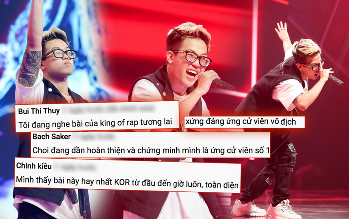 RichChoi chinh phục cả anti-fan sau phần thi đỉnh cao trong tập 7: 'Trưởng thành thấy rõ, ứng viên số 1 King Of Rap' Ảnh 2