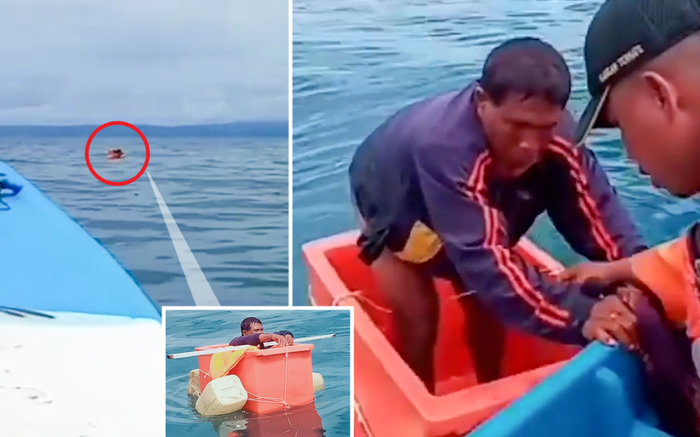 Đắm thuyền trong lúc ra khơi, ngư dân bám thùng nổi dập dềnh trên biển suốt 3 ngày Ảnh 2