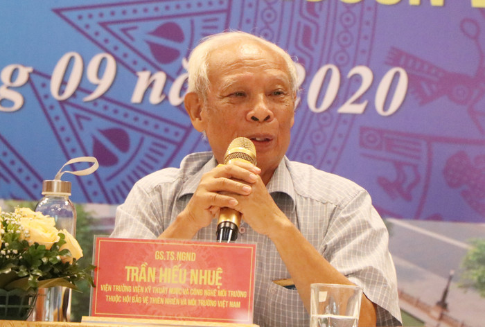 GS.TS Trần Hiếu Nhuệ: Viện trưởng Viện Kỹ thuật Nước và Công nghệ Môi trường.