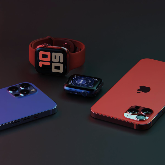 iPhone 12 được cho là sẽ có 2 tuỳ chọn màu sắc mới, gồm màu xanh navy và đỏ. (Ảnh: iphone_lov_er)