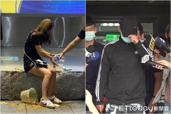 Gã đàn ông đổ chất bẩn lên người chị Khâu đã bị bắt giữ. 