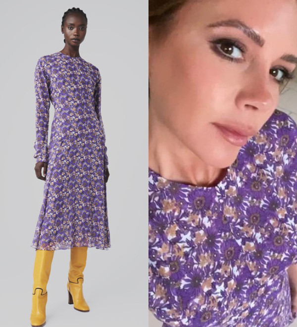 Kiểu váy đứng tuổi này chỉ hợp với người lớn và có thiết kế khá già dặn không phù hợp với Harper, kiểu dáng sẽ đẹp hơn nếu như Victoria Beckham 'biến tấu' lại một chút 