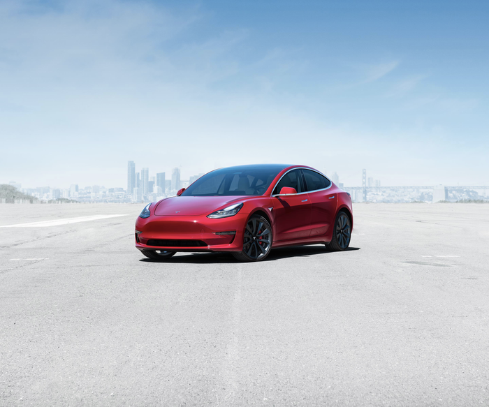 Chiếc Tesla Model 3. (Ảnh: Tesla)