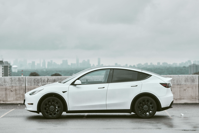 Chiếc Tesla Model Y. (Ảnh: Guillaume Fournier)
