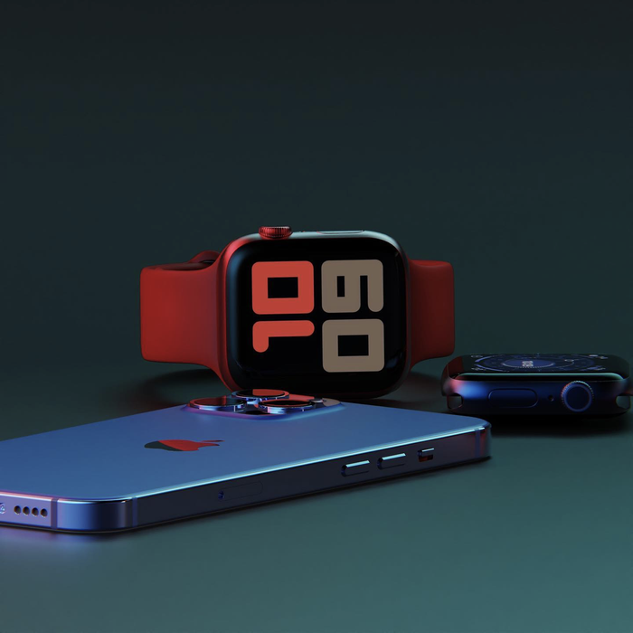 Màu sắc xanh navy từng được đồn đoán sẽ có trên iPhone 12 kể từ thời điểm đầu năm. (Ảnh: @iphone_lov_er)