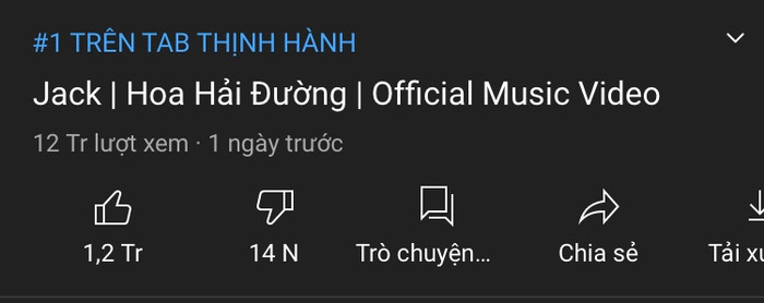 Sau 24h ra mắt, Hoa Hải đường của Jack đạt được những thành tích nào? Ảnh 2