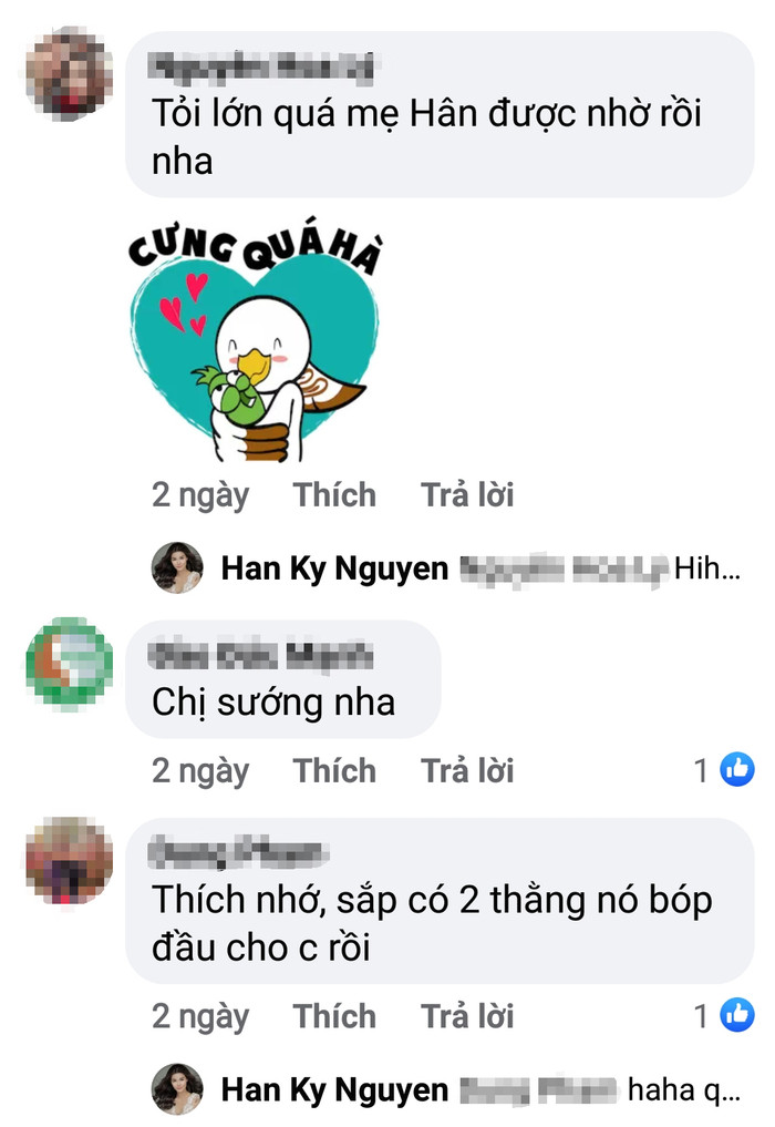 Bà xã Mạc Hồng Quân than nhức đầu vì bầu bí, liền được con trai trổ tài mát xa: Sướng nhất mẹ Kỳ Hân rồi! Ảnh 8