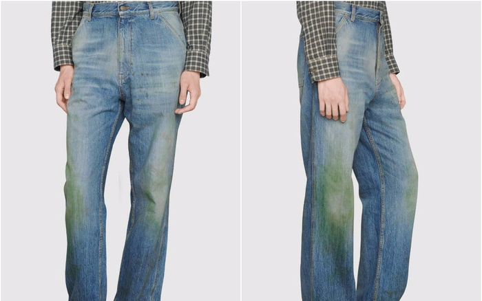 Góc cạn lời: Gucci bán quần jean style làm vườn với giá 18 triệu VNĐ Ảnh 2