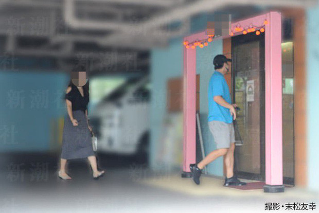 Hình ảnh Daiya Seto vào khách sạn với người phụ nữ xinh đẹp được đăng tải trên mạng xã hội.