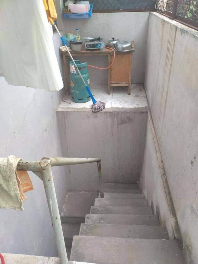 Không thể hiểu nổi thiết kế của căn bếp này.