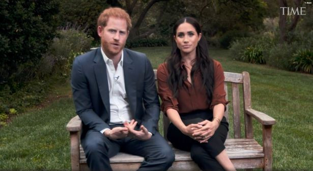 Harry và Meghan trong video kêu gọi người Mỹ đi bỏ phiếu vào tháng 11 tới.