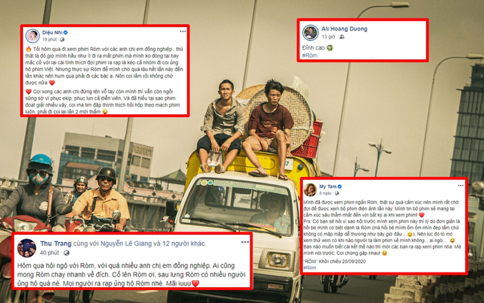 Dàn sao Việt nói gì sau khi ra rạp xem phim 'Ròm': Hồng Ánh hết lời khen ngợi, Mỹ Tâm - Thu Trang ủng hộ nhiệt tình Ảnh 2