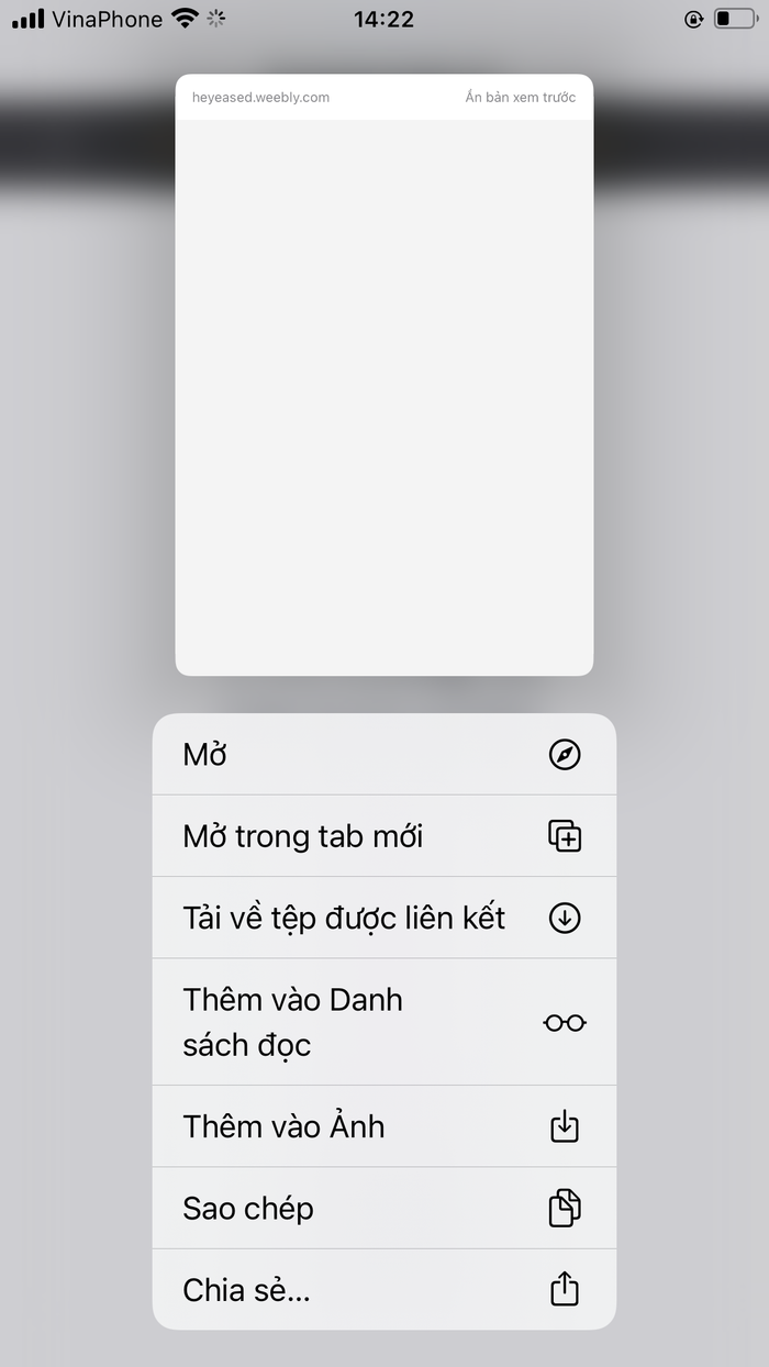 Khi bảng tuỳ chọn hiện ra, bạn hãy ấn chọn 'Add to Photo' (thêm vào Ảnh) để tải ảnh về (giống với cách tải ảnh trên web).