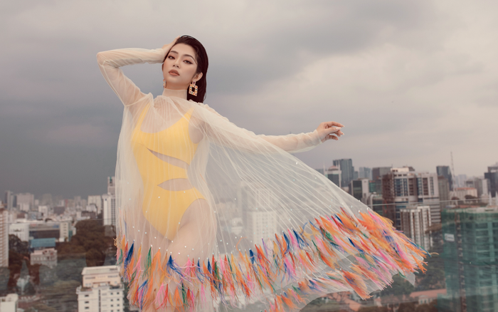 Top 5 Hoa hậu biển Việt Nam khiến fan xuýt soa với bikini nóng bỏng, khoe trọn đường cong 'số đo vàng' Ảnh 2